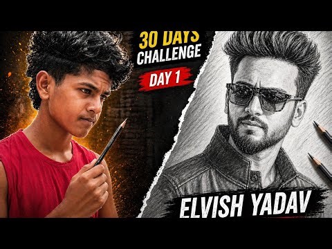 15 YouTubers Sketching Challenge 🎨 | Episode 1: Elvis Siadev Realistic Drawing 🔥