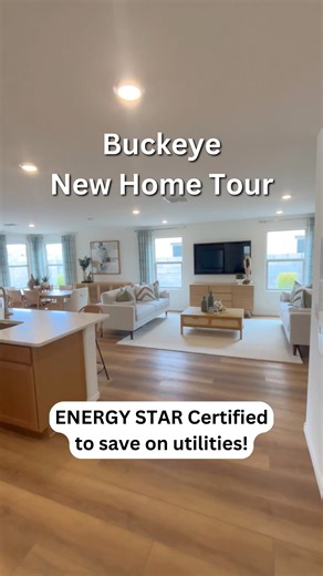 Joshua Bullard, eXp Realty - Phoenix Apartments and Real Estate on Instagram: "New Construction home in Buckeye, Arizona! 3-4 bedroom Arizona house tour 🔥 This new construction home can be built to have 3 or 4 bedrooms! Along with customizing interior layouts and finishes to truly build a dream home 😍 1849 sq ft floor plan with a 2 car garage! Call/Text me at 480-779-7879 if you’re looking to RENT or BUY in the Phoenix Valley 😃 This kb home model is currently starting around $347,990, and the