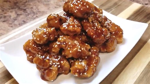 Orange chicken inspired by Panda Express
