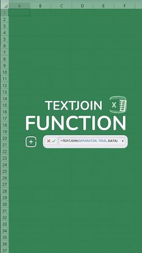 EXCEL TEXTJOIN Function That Saves Hours