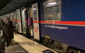 原up搭乘nightjet机辆客车版从巴黎到慕尼黑视频搬运～Paris to Munich ÖBB Nightjet 2025 first Generation