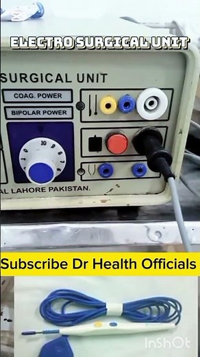 Electro Surgical unit Unipolar mode Bipolar mode #shockwavedevice #sonologist Dr Health Officials