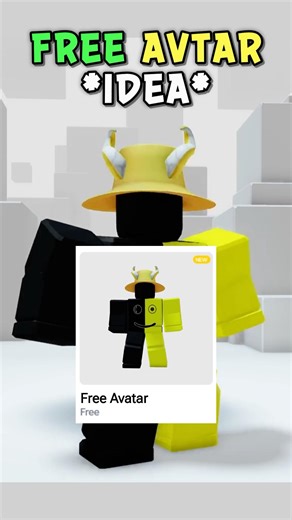 YELLOW AND BLACK FACELESS FREE AVATAR BUNDLE ON ROBLOX #roblox