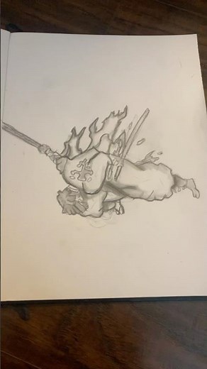 Zenitzu 7nth form drawing #zenitzu #drawing