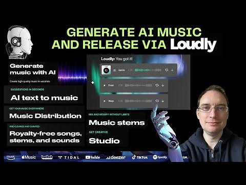 Generate and Distribute your AI Music with Loudly
