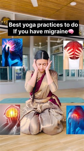 Best Yogasanas For Migraine‪@debparnagoswami.‬#debparna #youtube #ytshorts #new #shorts #viral #post