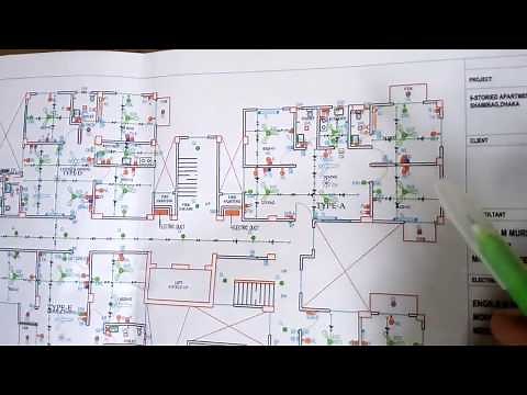 how electrical wiring of apartment building. 1 to 9 floor building electrical wiring. part-2