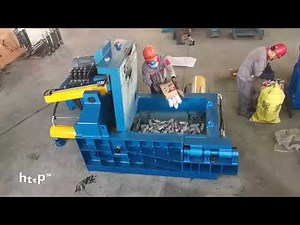 Waste cans baler machine for sale, Aluminum cans compactor, Steel can baling press machine - SKBALER