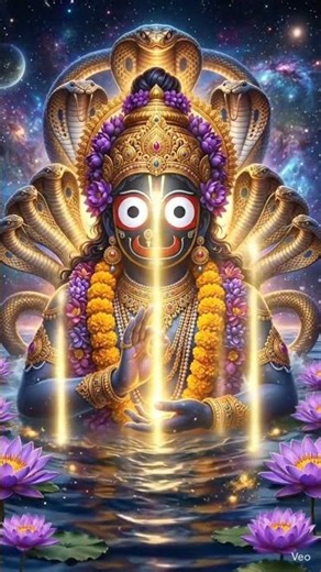 🐍 Lord Jagannath × Sheshnag 🌊 | Viral Spiritual Video