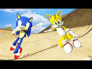 Sonic vs Tails GTA 5 Epic Ragdolls | Funny moments ep.1