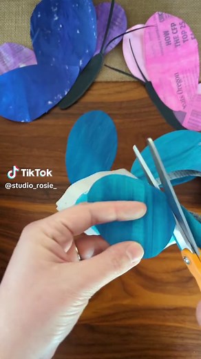 Recycled Newspaper Butterfly Craft for Kids