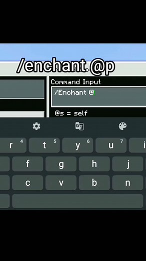 How to Enchant 🤓 anything by command block in Minecraft pe #minecraft #shorts #viral #video