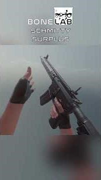 Bonelab Weapon Mod Showcase #shorts - M4A1 (Schmitty Surplus)