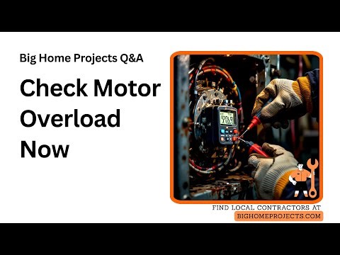 Motor Overload Continuity Check Replacement Guide
