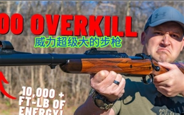 威力超级大的600overkill狩猎步枪