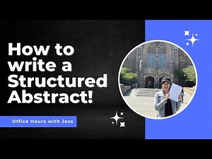 How to Write a Structured Abstract!