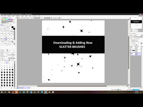 Paint Tool Sai 2: Downloading & Add Scatter Brushes