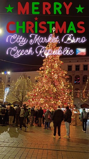 Christmas Market at Brno City Czech Republic amazing experience, many stalls #youtubeshorts #viral
