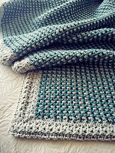 CROCHET PATTERN Textured Houndstooth Throw - Make a Blanket of Any Size - Easy - PDF Download - Etsy