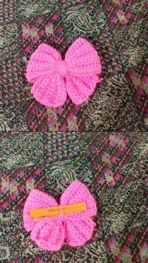 HOMEMADE BOW CLIP 🥳