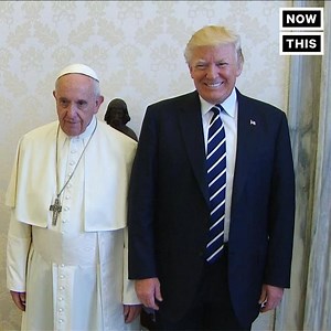President Trump and Pope Francis had a normal meet and greet, despite their troubled history | NowThis Impact