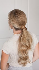 24K views · 105 reactions | Want an easy way to upgrade your ponytail? 懶 This simple wrapped ponytail is quick, polished, and perfect for everyday wear—especially on busy mornings. Save this tutorial & follow for more easy hairstyles ✨ #easyhairstyles #ponytailtutorial #wrappedponytail #hairtips #everydayhair | Missy Sue Blog | Facebook