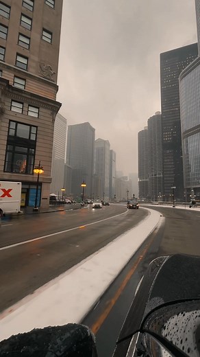 Chicago the snow day | Travel with me