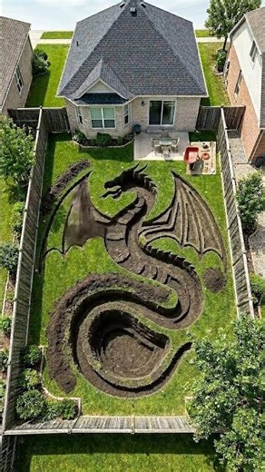 I Built a MASSIVE Dragon Pond in My Backyard 🐉 Unbelievable! #garden #cabinbliss #asmr