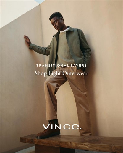 Melding utility, quality and refinement, the newest pieces bring a sense of ease to getting dressed. | Vince