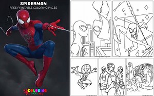190  Spiderman Coloring Pages - Free Printable PDF & Online Coloring