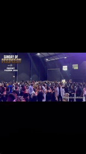 4.8K views · 152 reactions | An ‼️UNFORGETTABLE ‼️Prophecy Sunday with Prophet Passion Java!  The atmosphere was electric, lives were transformed, and destinies were unlocked. Truly a powerful move of God! #MajorProphetGraemeWilliams #sundayofprophecy #firetorchchurch #international | Prophet Graeme Williams | Facebook