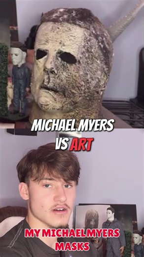 My Michael Myers Mask Collection! #horrormovies #horror #michaelmyers #scary #horrortok #halloween