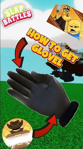 ⛏️🥊HOW TO GET GLOVEL GLOVE EXPLAINED IN LESS THAN A 60 SECONDS!! ⏰🔥#slapbattles #roblox #howto