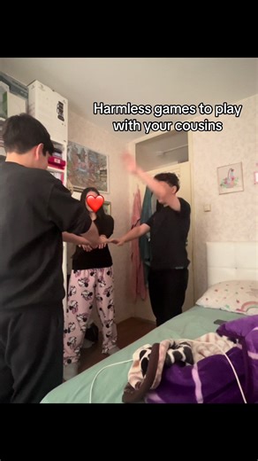 @AB💯 #harmless #slap #hand #cousins #games