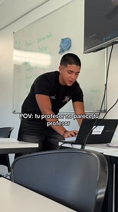 Profesor que parece estudiante: POV gracioso