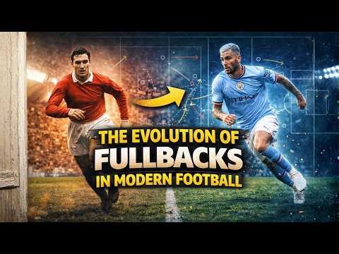 The Evolution of Fullbacks in Modern Football | From Defenders to Playmakers