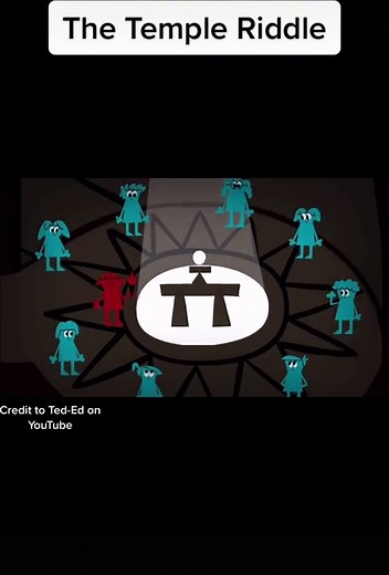 Can you solve the Temple riddle? The answer is posted, leave your guesses in the comments! #ted #riddle #smart #solvetheriddle