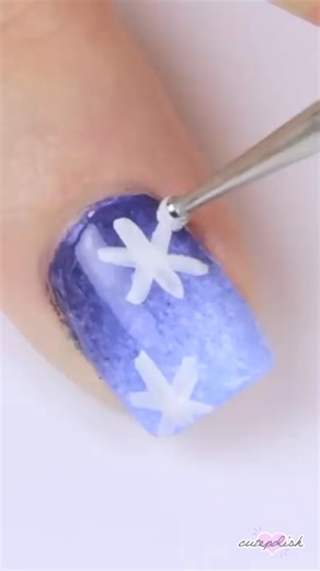 92K views · 85 reactions | Snowflake Nail Art ❄️ #nailart | cutepolish | Facebook