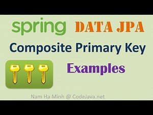 Spring Data JPA Composite Primary Key Examples