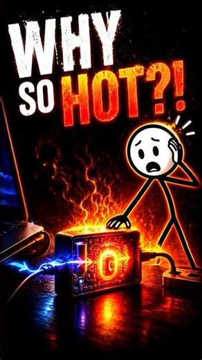 Why Laptop Chargers Get So Hot 🔥