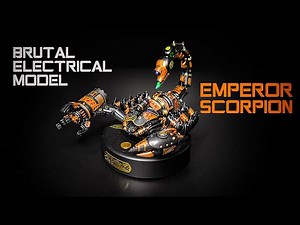 Electrical Emperor Scorpion Model | ROKR Mechanical Puzzle | Robotime Review