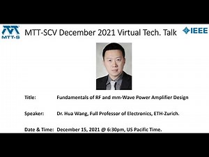 Fundamentals of RF and mm-Wave Power Amplifier Design - Part 3, Dec. 2021