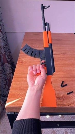 DIY Paper Gun 🔥 Easy Origami #diy #origami #papercraft