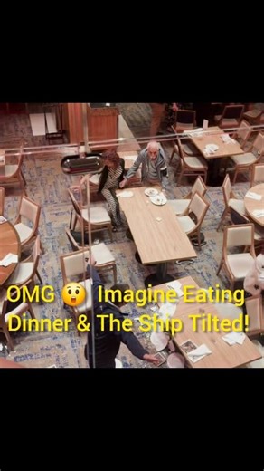 OMG 😲 Unbelievable Caught on Camera 😱 At Dinner on the Cruise Ship 🚢 Suddenly The Cruise Ship 🚢 Tilted! #viral #cruiseship #cruiselife #funny #scary #drama | Luxury Vacations Travel Group