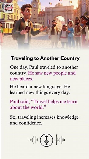 Easy English Channel | Learn English for Beginners Step by Step #englishstory