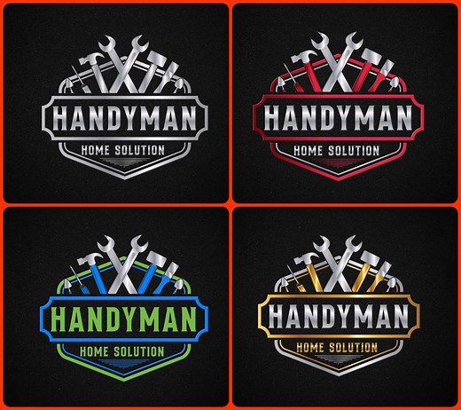 Custom Handyman Logo | Construction Logo Design | Architect & Home Builder Logo | Professional Branding - Etsy