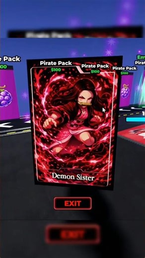 Unlocking Nezuko in Anime Card Collection Roblox!