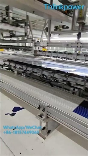 ⚙️ Fully Automated Solar Panel Production Line