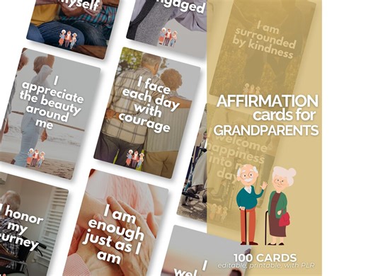 Affirmation Cards for Elderly People Printable Senior Positive Affirmations Grandparents Memory Care Mindfulness Cards Retirement Gift - Etsy