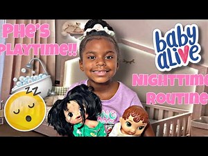 Baby Alive Nighttime ROUTINE!!!